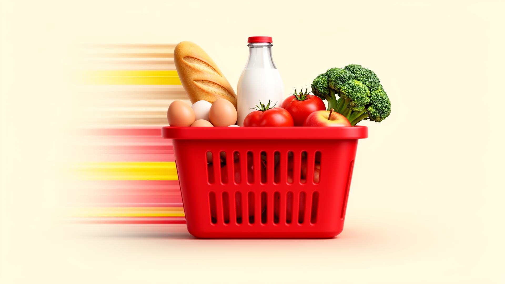 Кошница с продукти за бърза доставка в София